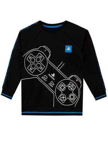 PlayStation Boys Sweatshirt Black 6-7 Years