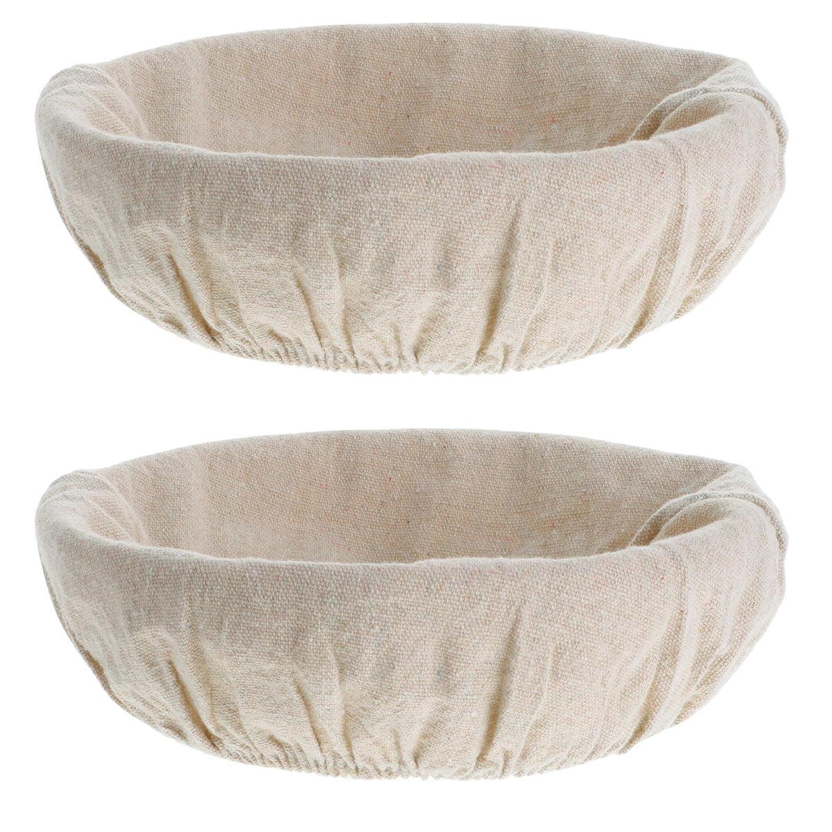 YUXIANLB 2 Pcs Bread Proofing Basket Liner Cloth, 9 Inch Natural Rattan Baking Basket Liner Sourdough Bread Basket Cover for Home, Liner Bowl Covers for Bread Proofing Cloth