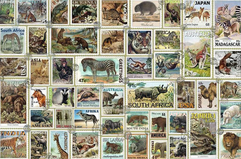 Ravensburger 17079 Animal Stamps 3000 Piece Puzzle for Adults - Every Piece is Unique, Softclick Technology Means Pieces Fit Together Perfectly, Multicolor