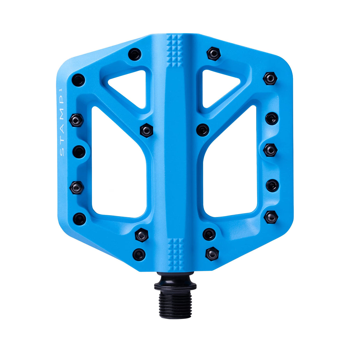 Crankbrothers Stamp-1 Pedals, Small, Blue