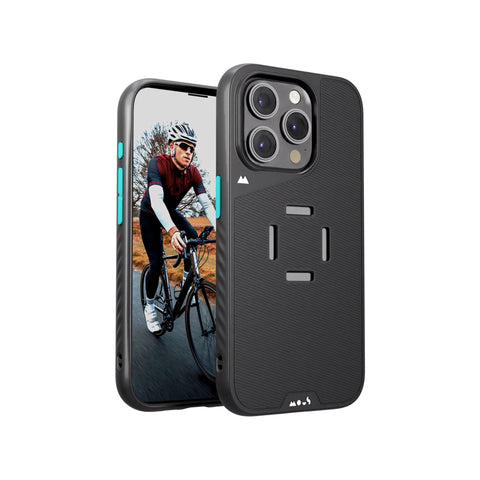 Mous - IntraLock Phone Case for iPhone 14 Pro Case - MagSafe Compatible with IntraLock Technology for Mechanical Mounting Black