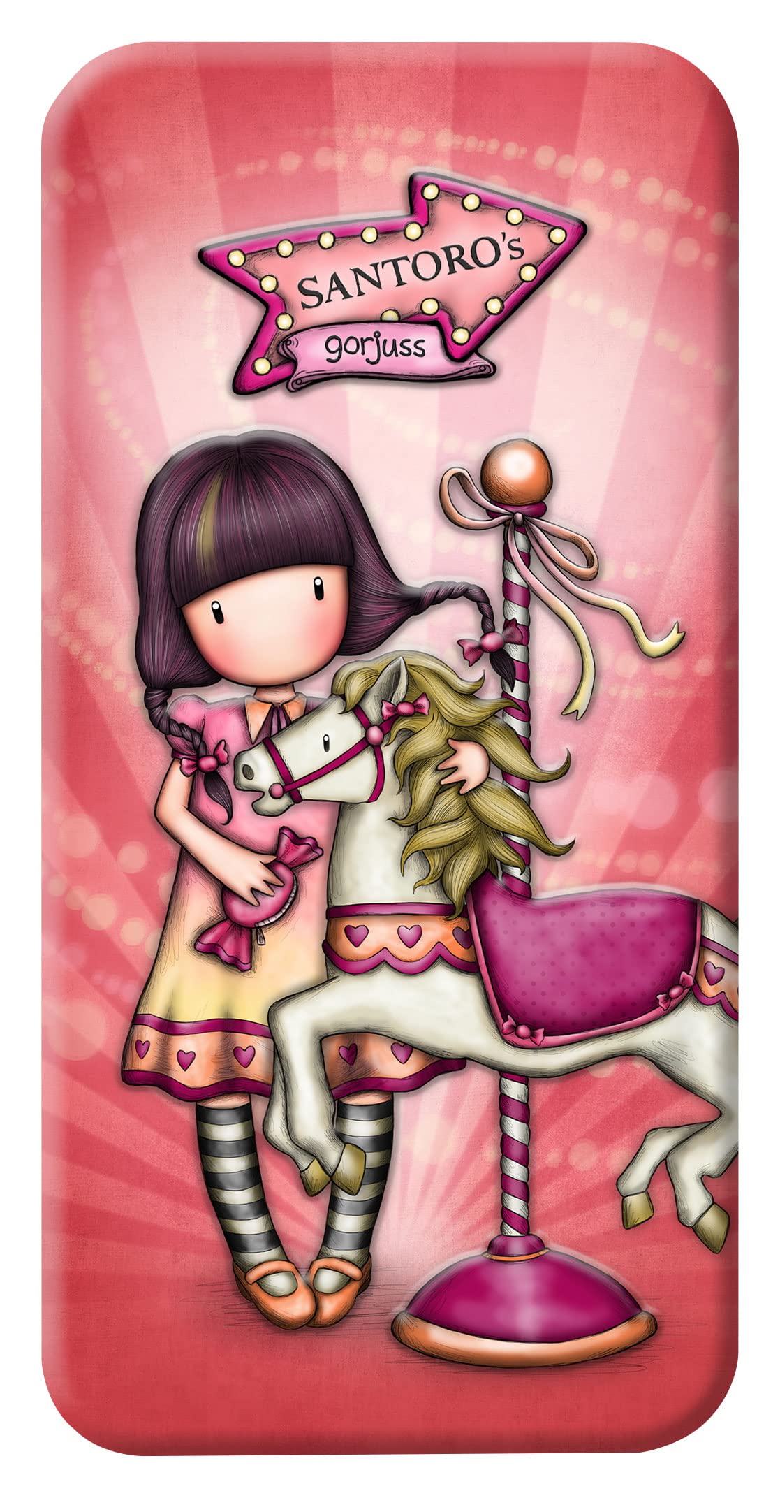 SANTORO Gorjuss - Pencil Tin - Carousel