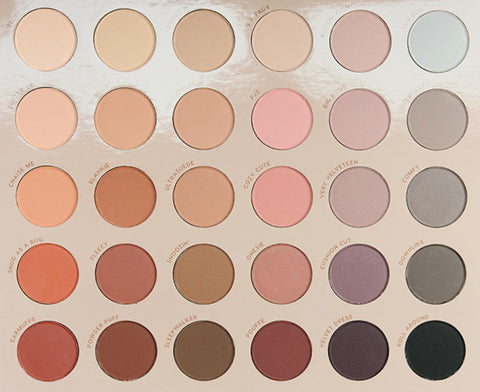 Colourpop GONE MATTE Jumbo Eyeshadow Palette Large Nudes Neutrals Cruelty-Free