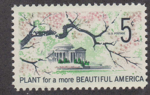 Plant for a more Beautiful America 5 Cent US Postage Stamps Scot 1318