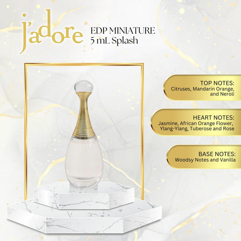 J'adore by Christian Dior EDP Mini Splash, 5 ml