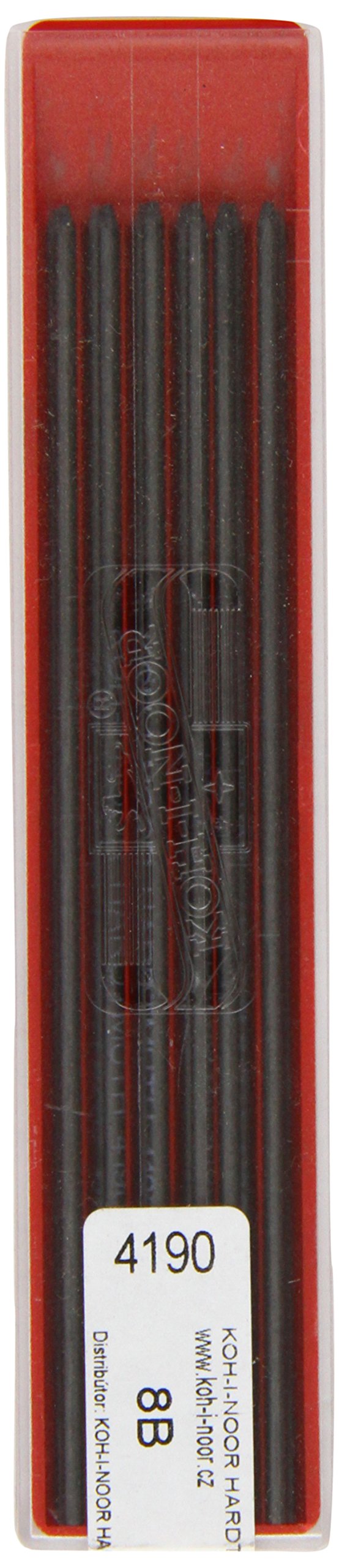 KOH-I-NOOR Graphite Lead for 2mm Diameter 120mm 8B Mechanical Pencil