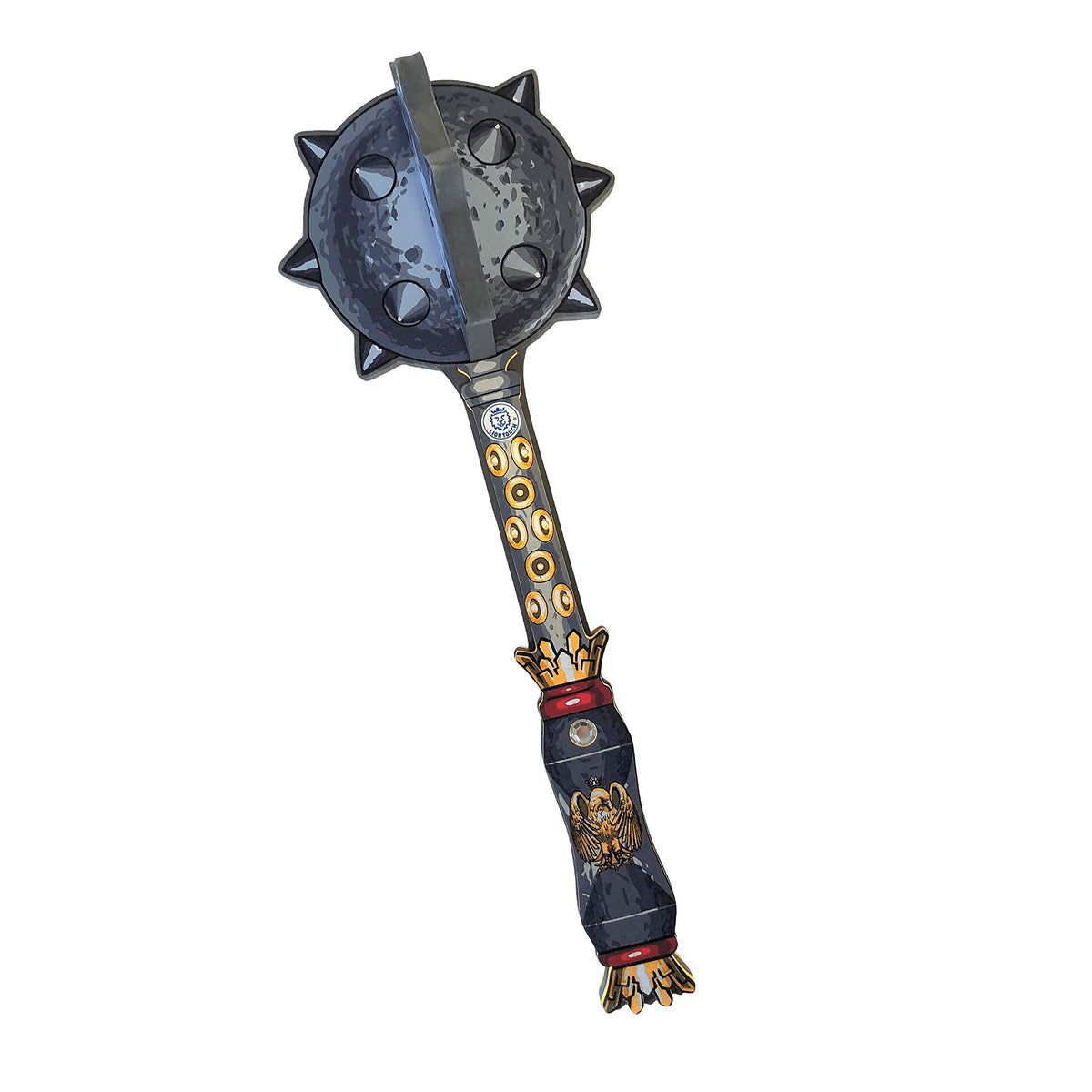 Liontouch Golden Eagle Knight Mace | Medieval Pretend Play Morning Star Foam Toy for Children with Eagle Theme | Safe Weapons & Battle Acessory for Kidâ€™s Dress Up & Costumes