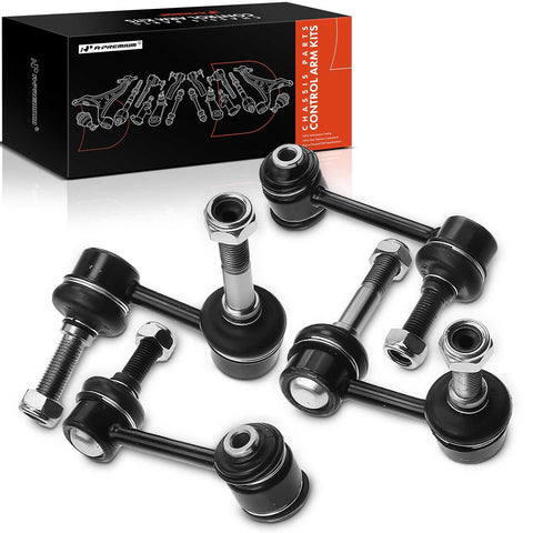 A-Premium Set of 4, Front & Rear Sway Bar Links Kit Stabilizer Bar Links Compatible with Lexus IS F 2008-2014, IS250 2006-2008, IS350 2006-2008, RWD Only
