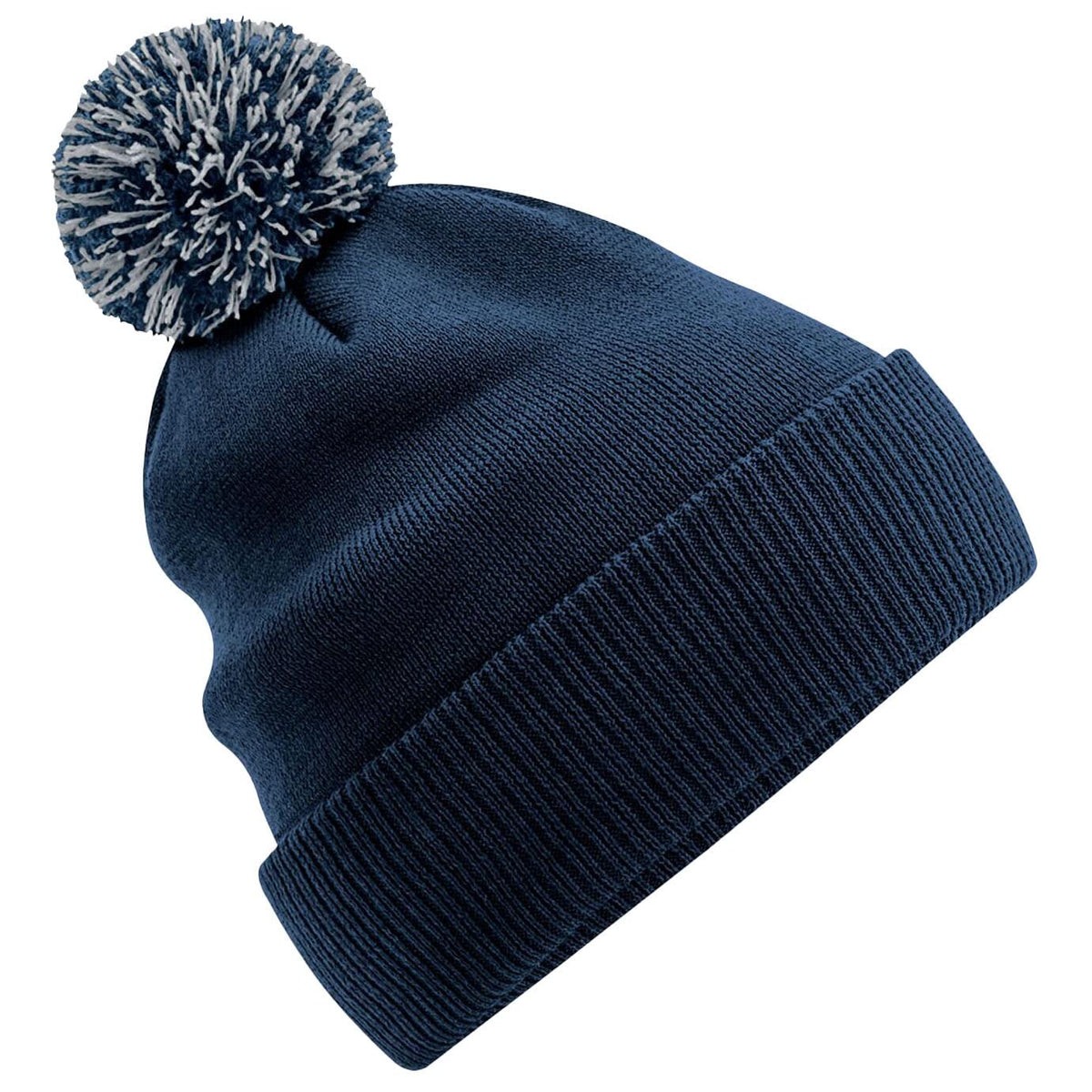 Beechfield - Recycled Snowstar Beanie - French Navy/Light Grey