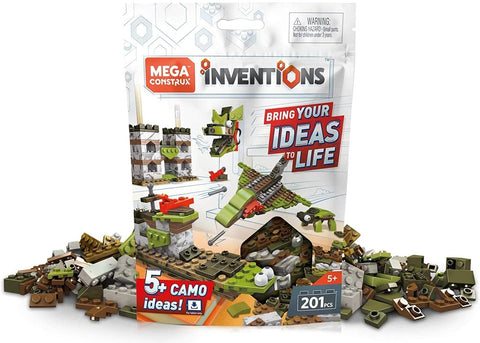 Mega Construx Inventions Camo Brick Building Set