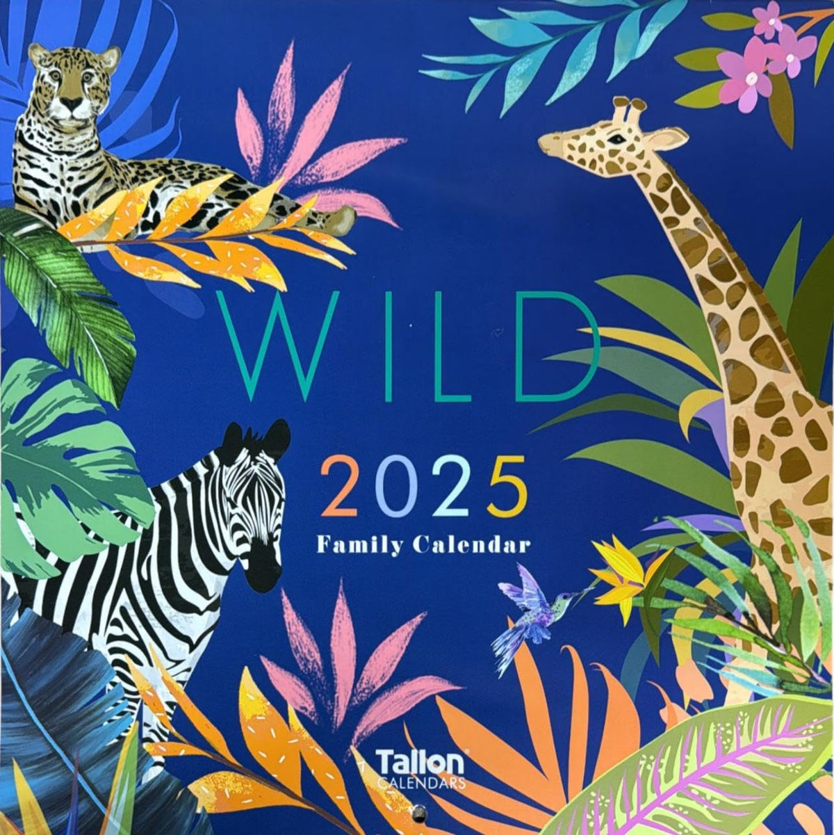 2025 Monthly Memo Board Calendar Wild/Quotes Family Organiser Shopping List Pad (Wild)