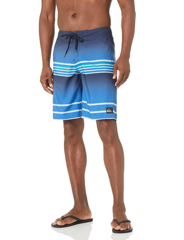 Quiksilver Men's Standard Everyday 21 Board Short Swim Trunk Bathing Suit, Nautical Blue Fade, 33