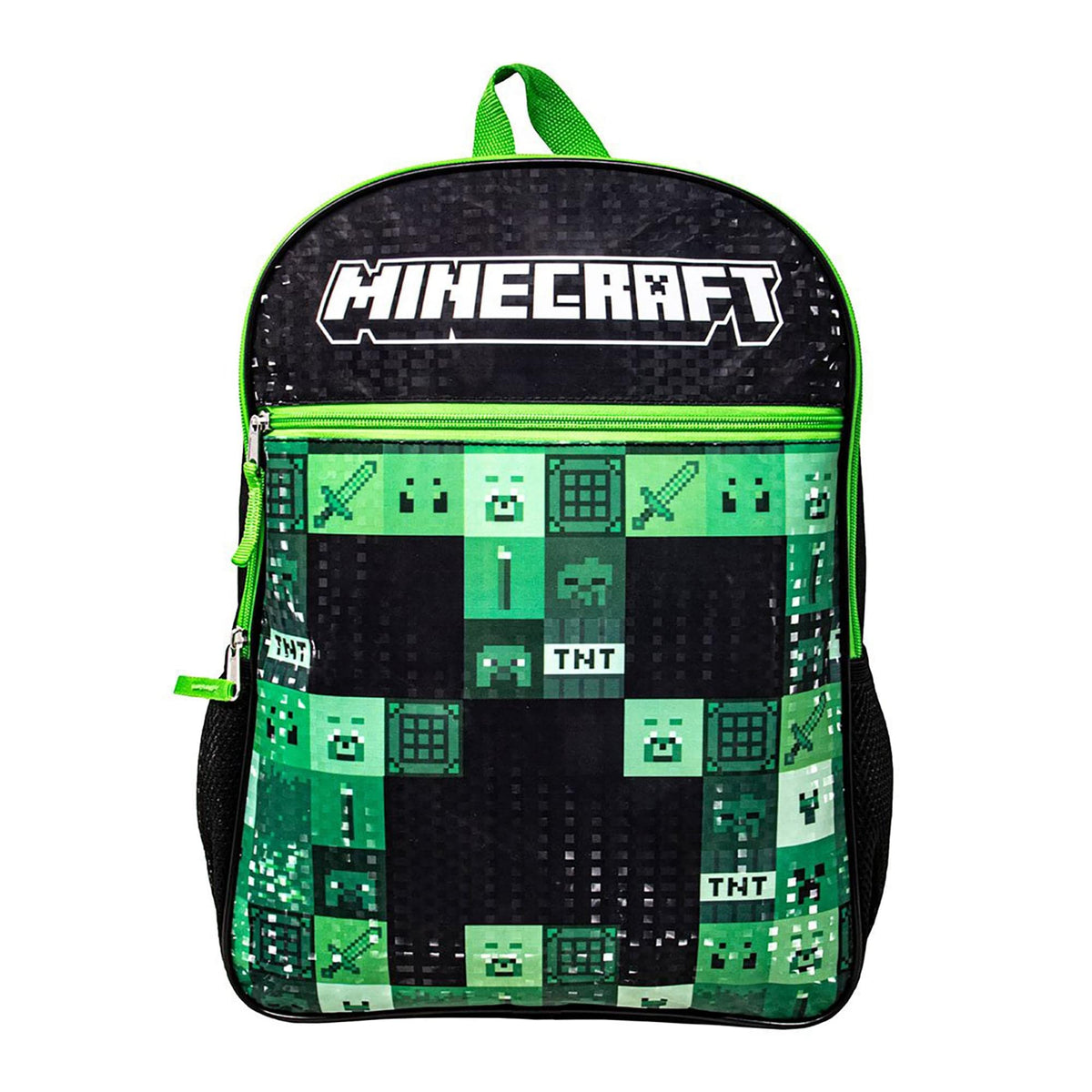 Minecraft Men's Casual, Green, One Size