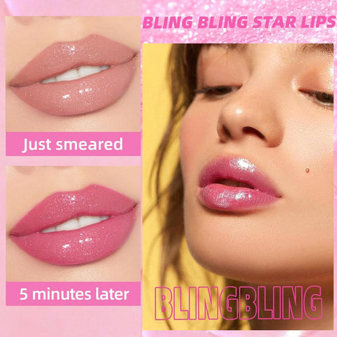 Generic Boss Up Color Changing Lip Oil, 2024 New Lip Gloss Base, Color Changing Lip Oil, Moisturizing Color Changing Lip Gloss, Color Changing Lipstick, Transparent Plumping Lip Oil