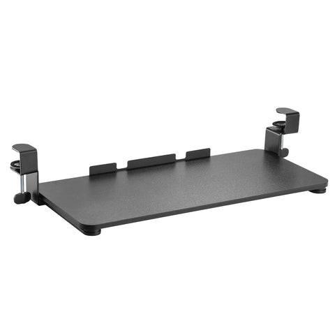 RICOO Keyboard Drawer CZ0700 Ergonomic Keyboard Tray for PC Keyboard Mouse Under Desk Installation Under Table Black