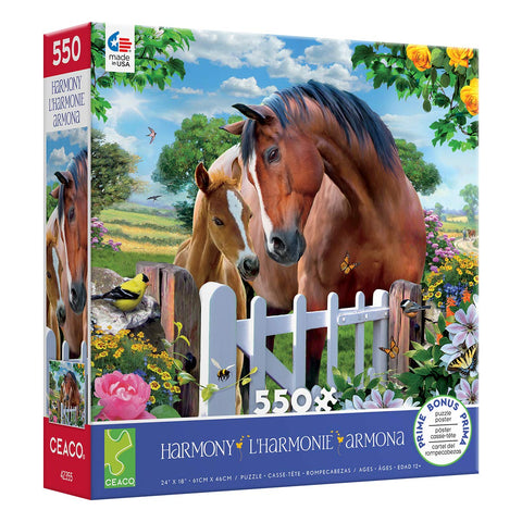 Ceaco - Harmony - At The Gardens Gate 2-550 Piece Jigsaw Puzzle