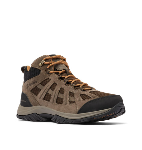 Columbia Men's Redmond III Mid Waterproof Hiking Shoe, Cordovan/Elk, 9.5