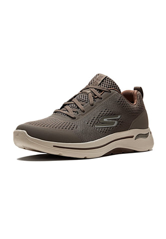 Skechers Men's Gowalk Arch Fit-Athletic Workout Walking Shoe with Air Cooled Foam Sneaker, Taupe, 11