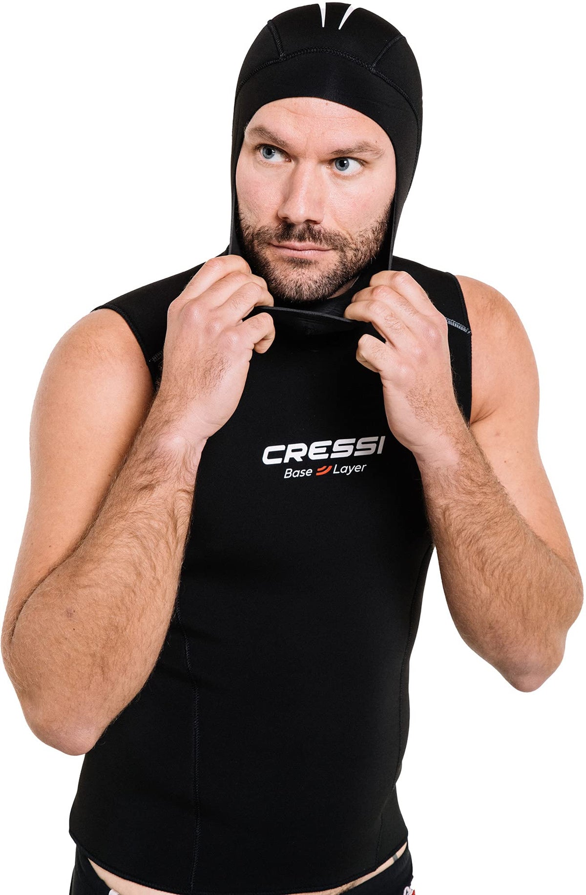 Cressi Men's Base Layer Hood Vest 2.5/5mm, 2XL