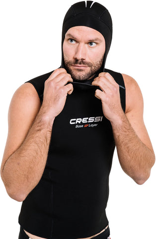 Cressi Men's Base Layer Hood Vest 2.5/5mm, 2XL