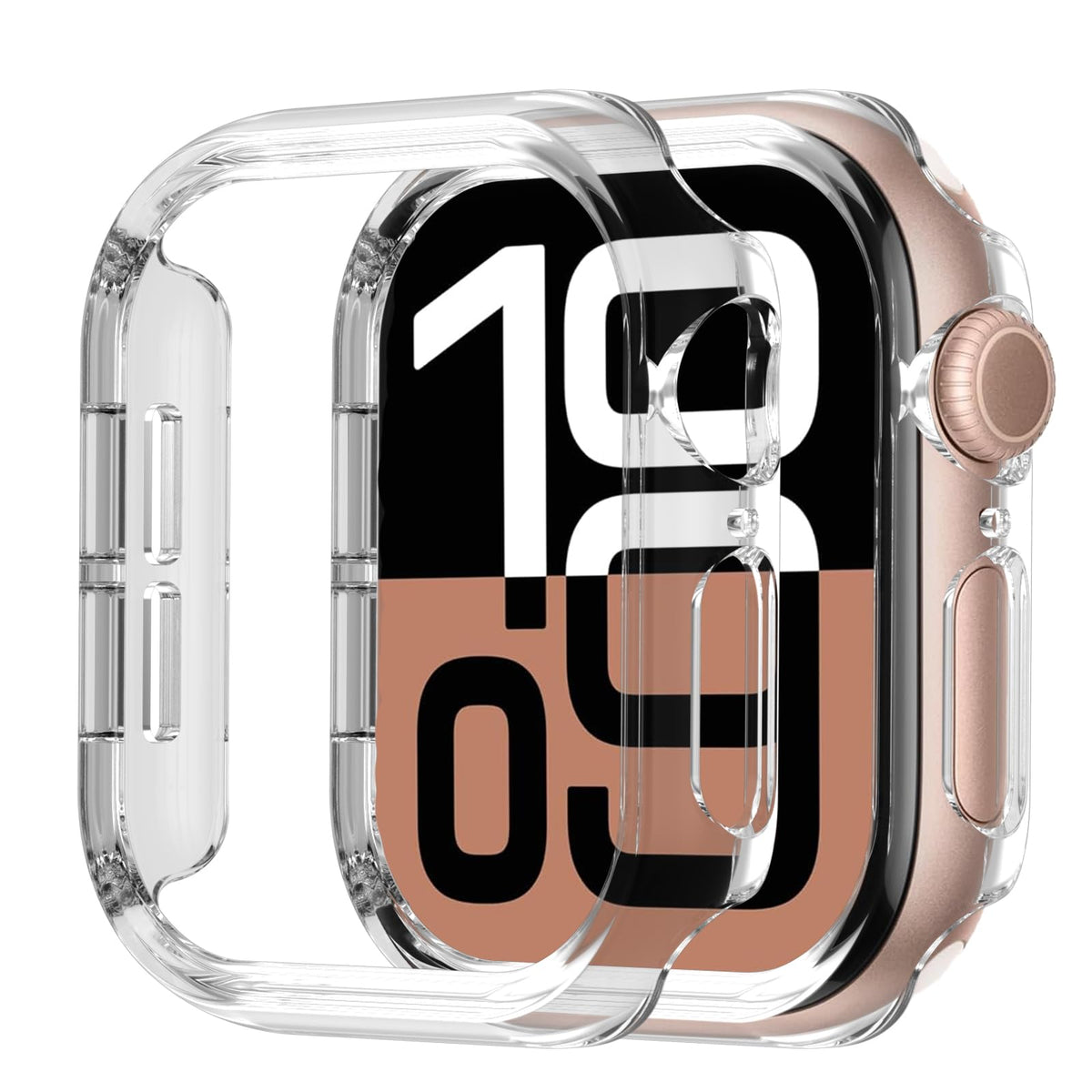 HAANILKYI [2 Pack] Bumper Case for Apple Watch Series 10 42mm, Ultra-Thin Hard PC Protective Bumper for iWatch 42mm