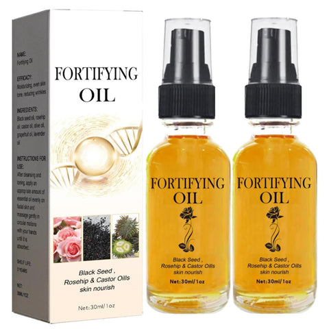 2pcs Lalena Rosehip Oil, Castor Oil Black Seed Oil Rosehip Oil Face Serum, Lilinas Castor Oil Black Seed Oil Rosehip Oil Face Serum, Natural Skincare