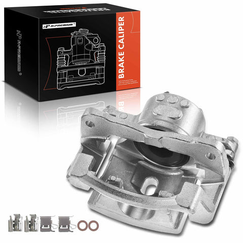 A-Premium Disc Brake Caliper Assembly with Bracket Compatible with Select Lexus and Toyota Models - CT200h 2011-2017, Prius, Prius Plug-In, Prius Prime, L4 1.8L - Front Left Driver Side