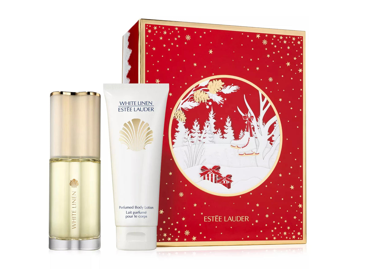 estee lauder white linen 2 oz eau de parfum and 3 oz body lotion