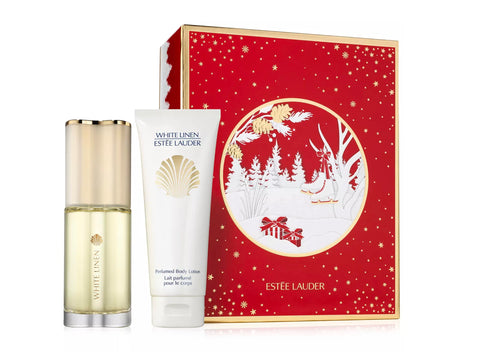 estee lauder white linen 2 oz eau de parfum and 3 oz body lotion