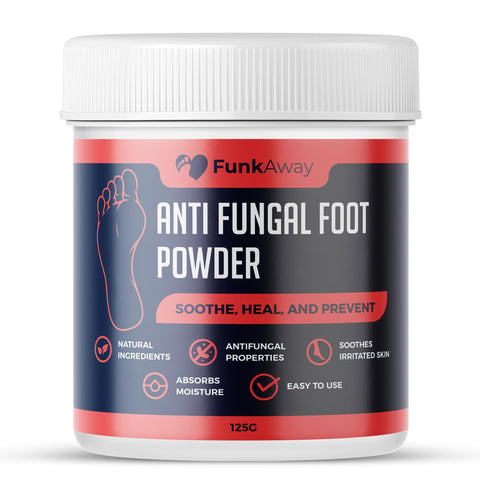 Anti Fungal Foot Powder 100g - Powerful Relief for Athlete’s Foot, Itchy, Cracked, and Irritated Skin | Absorbs Moisture, Soothes Discomfort, and Eliminates Odor | Natural, Easy to Use Antifungal Care