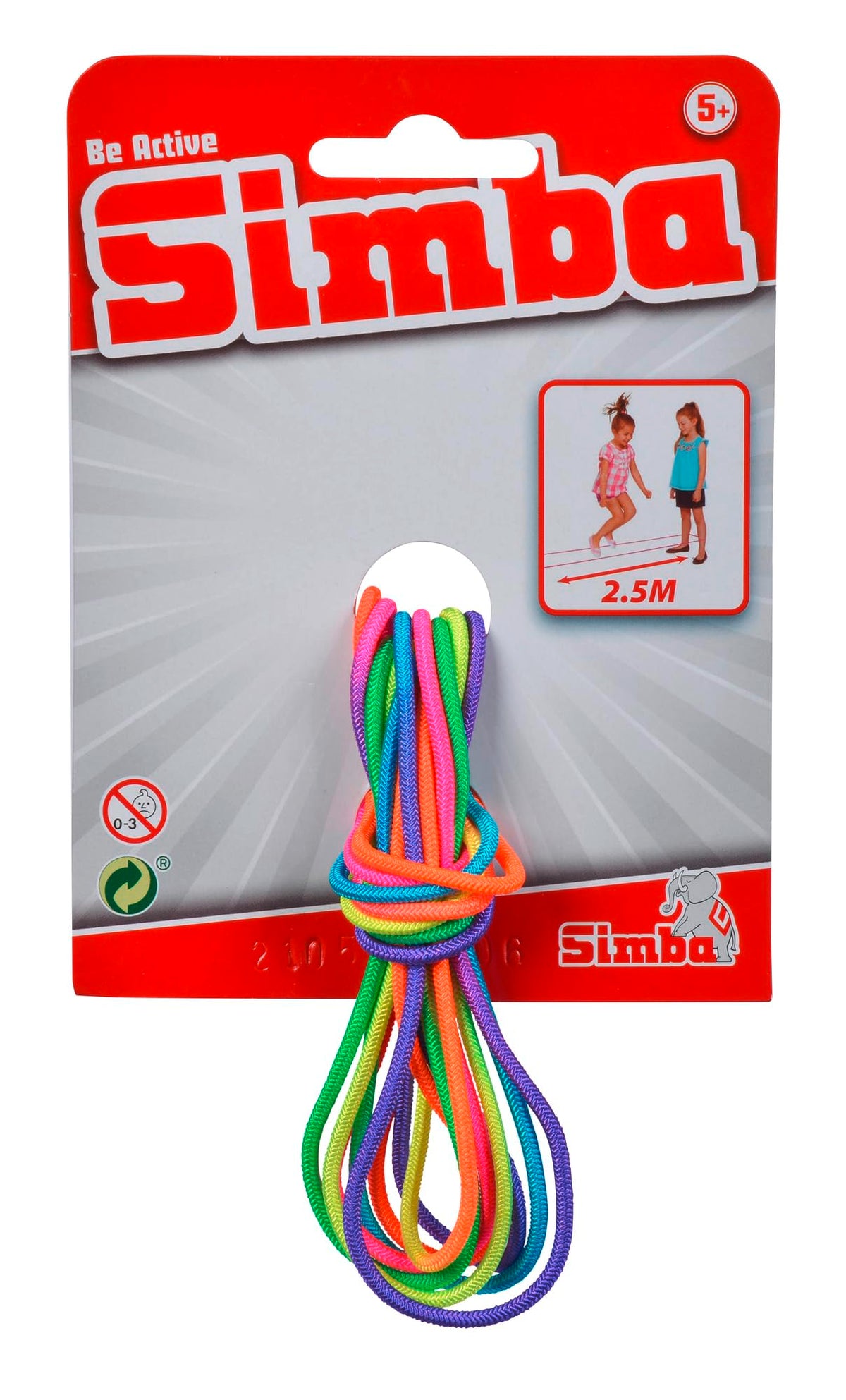 Simba 107302096 Gummi HÃ¼pfgummi Twist Bouncy Rubber, Multicoloured, Large