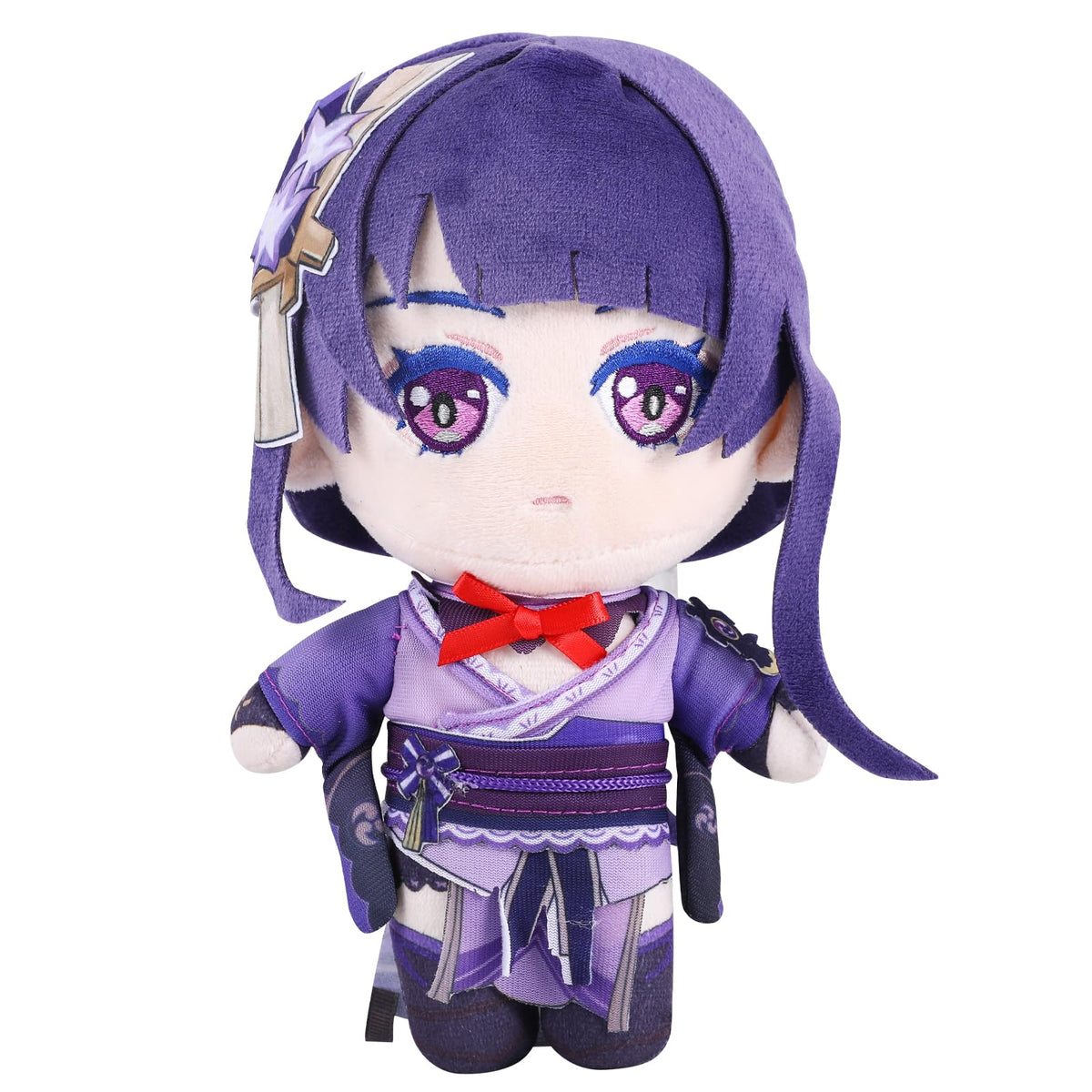 Genshin Impact Character Plush Doll, Plushie Stuffed Doll, Costume Plushy Props for Genshin Fans (Raiden Shogun)