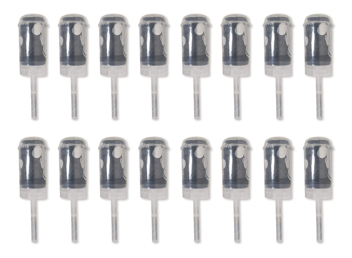 Beistle, Black/Silver Confetti Push Ups, 16 Piece, 6.75"