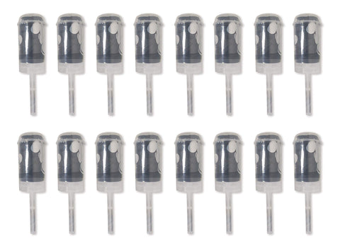 Beistle, Black/Silver Confetti Push Ups, 16 Piece, 6.75"