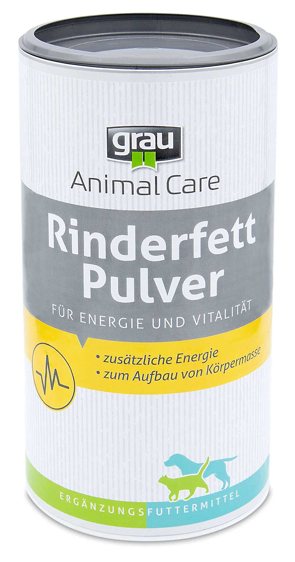 GRAU Original Bovine Fat Powder, the Quick Energy Supplier with 80% Fat, Pack of 1 (1 x 400 g), Feed Supplement for Dogs and Cats