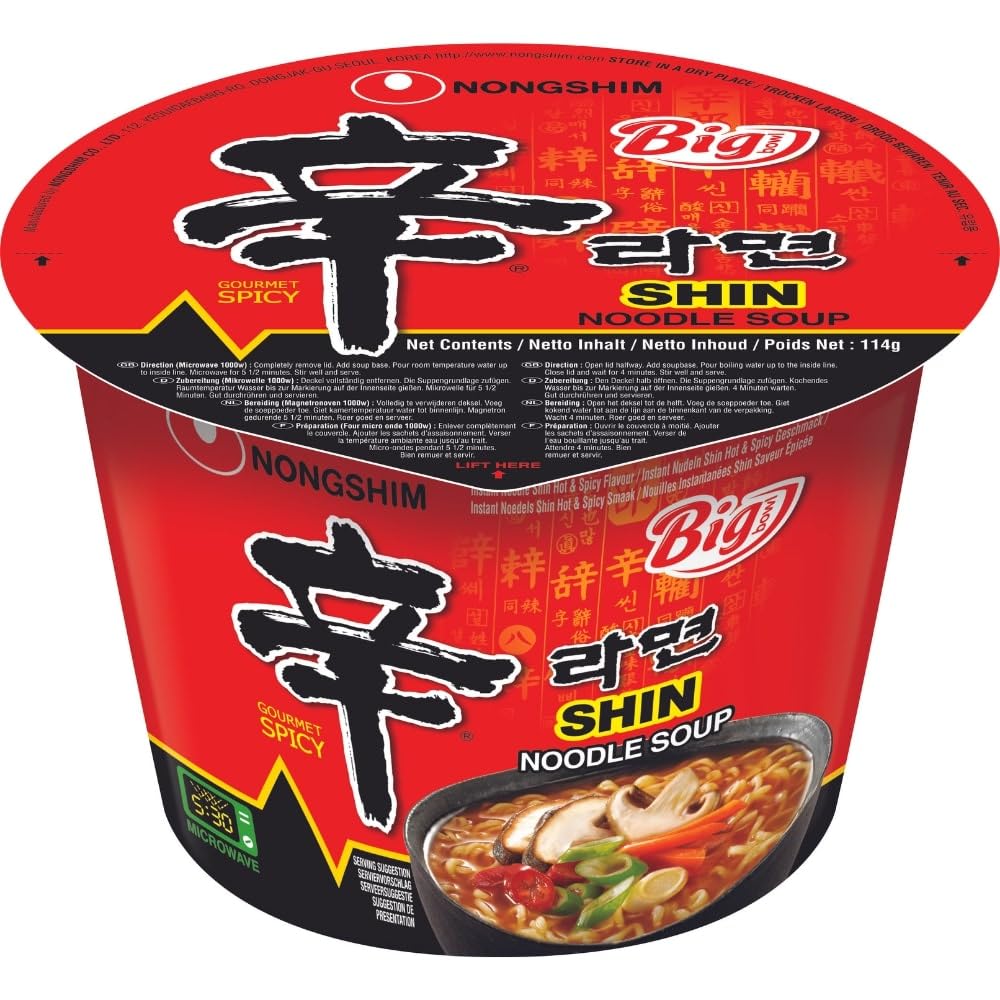 Nongshim Big Bowl Shin Noodle, 114 g
