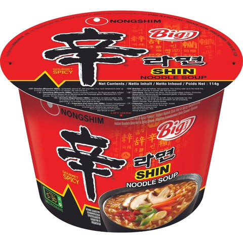 Nongshim Big Bowl Shin Noodle, 114 g