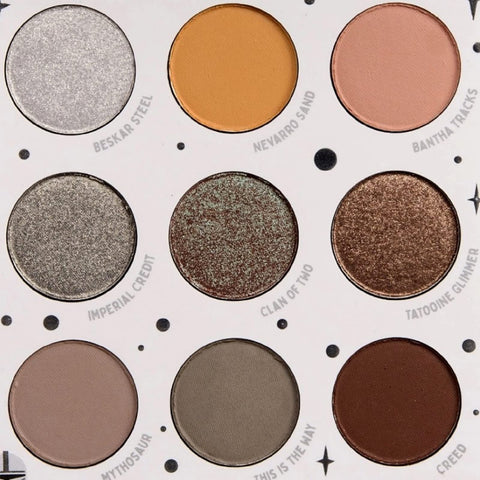 Colourpop Darth The Child Eyeshadow Palette Trio Set Bundle - Matte Shimmery Metallic Glitter Satin