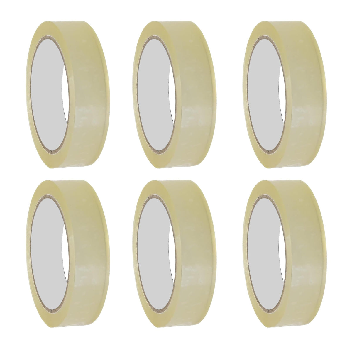 G4GADGET 24mm x 40m x 6 Tape Rolls of Clear Strong Parcel Tape Packing For Packaging