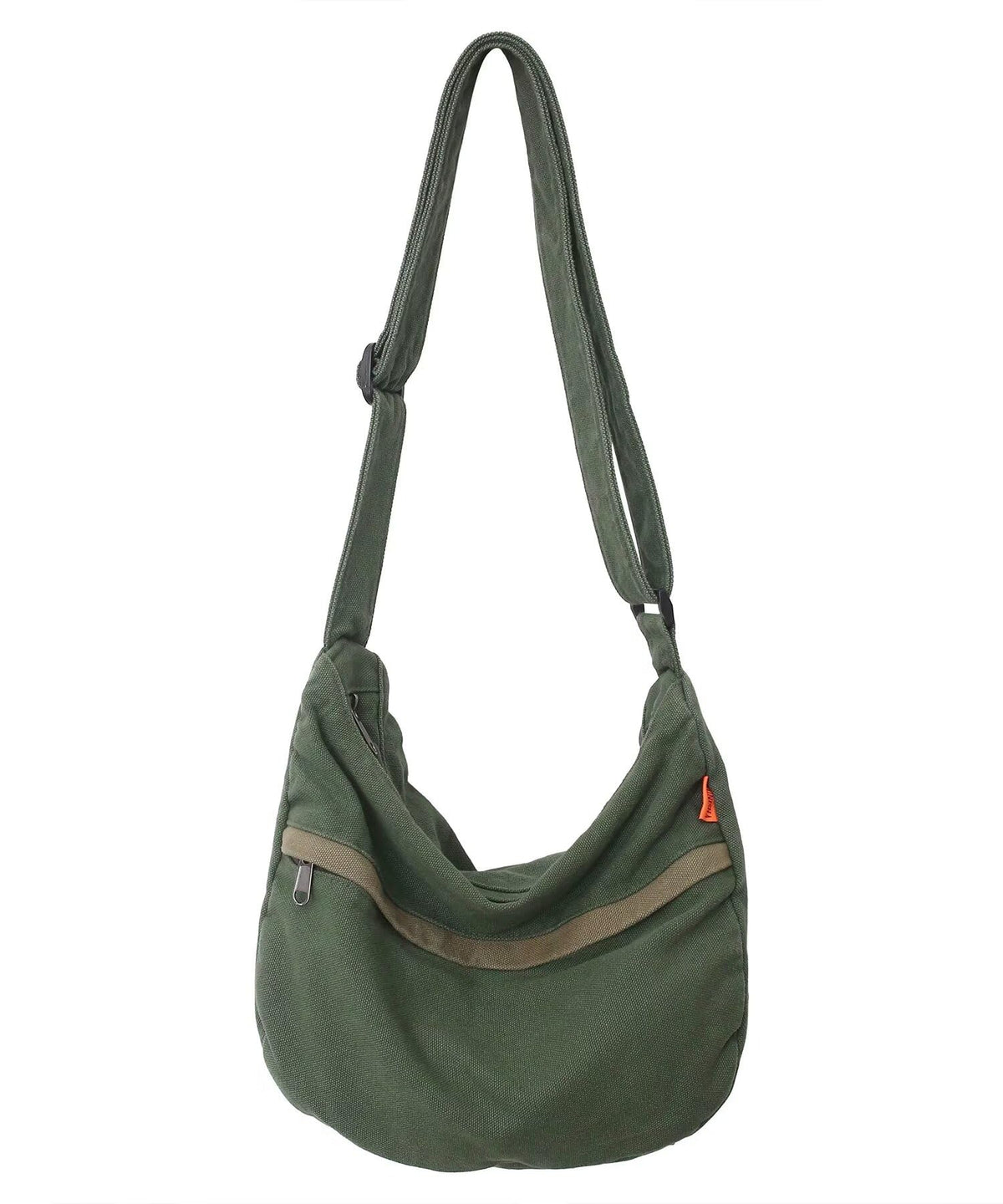 HAN-LBG Crossbody Hobo Bag Men Women, Casual Shoulder Bag with Adjustable Straps Lightweight Messenger Tote Bag for Travel Hiking Work