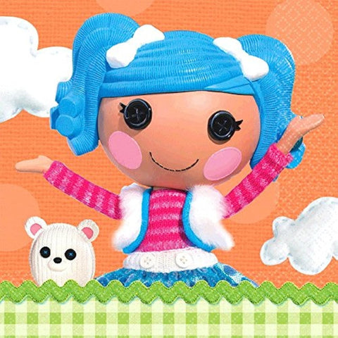 Amscan Beverage Napkins | Lalaloopsy Collection | Party Accessory, 5" x 5"