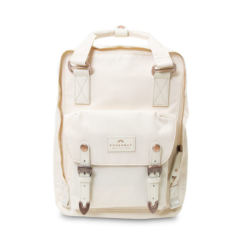 Doughnut Macaroon The Mystic Club Series 16L Travel School Ladies College Girls Lightweight Commuter Casual Daypacks Bag Backpack (Cream)