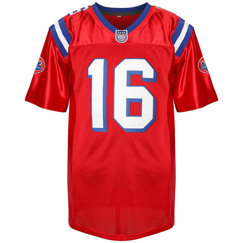 Phoneutrix #16 Shane Falco The Replacements Movie Football Jersey Red (Red, X-Large)