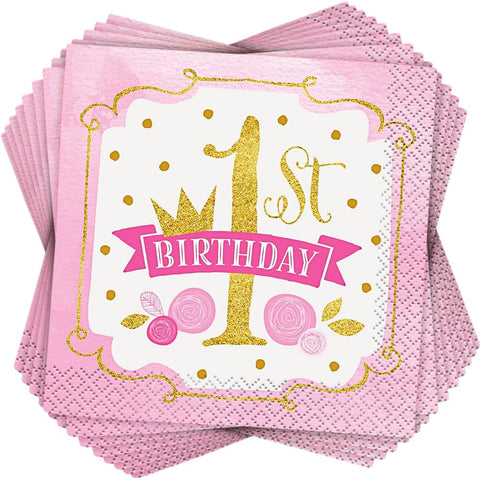 Unique Costume Accessory, One size, Gold & Pink