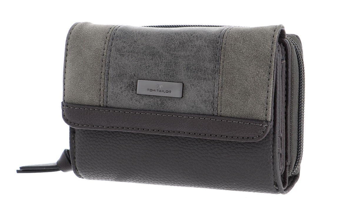 TOM TAILOR Women's Juna 1 Small Wallet, Gray, one Size