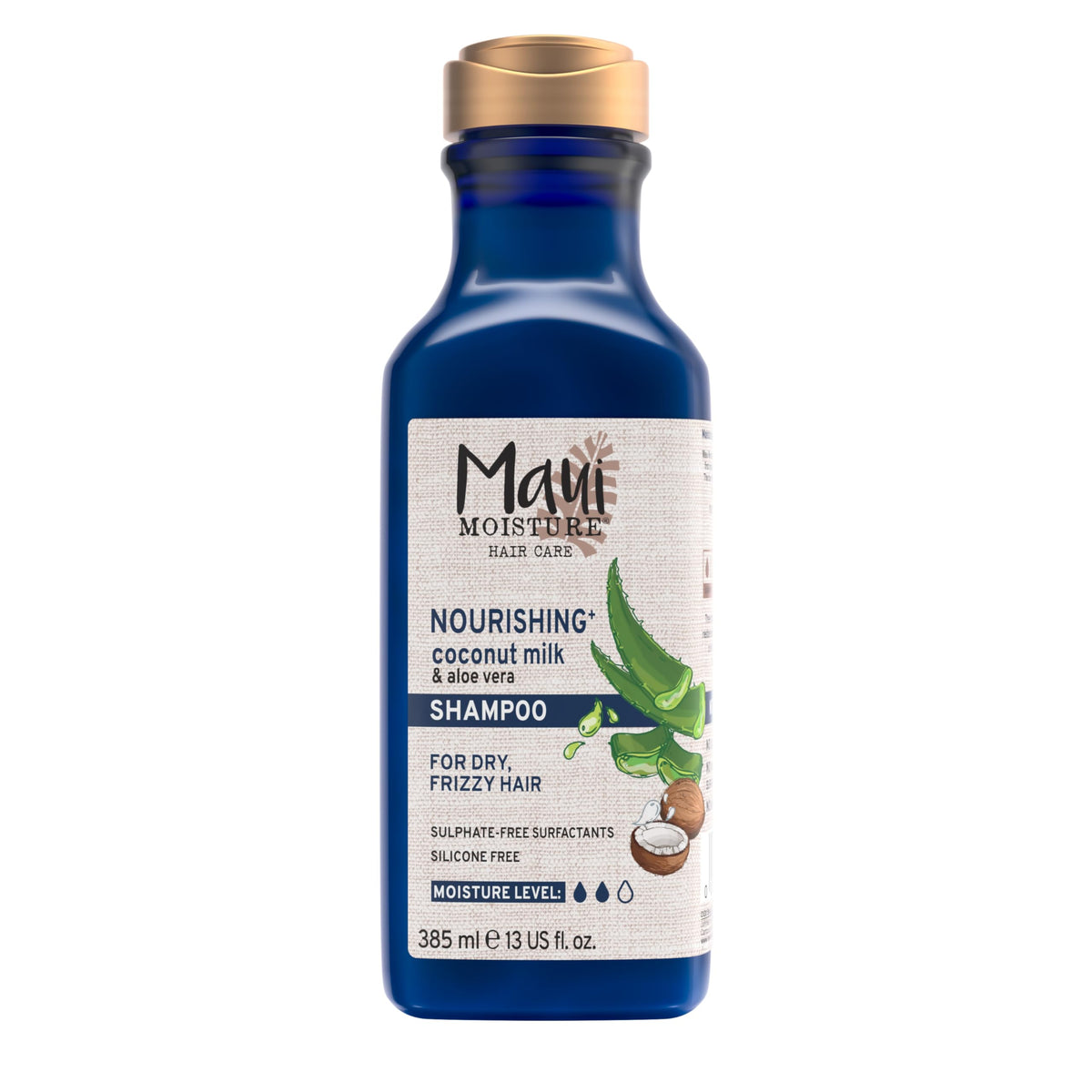 Maui Moisture Vegan Shampoo for Dry Hair, Coconut & Aloe Vera, 385 ml