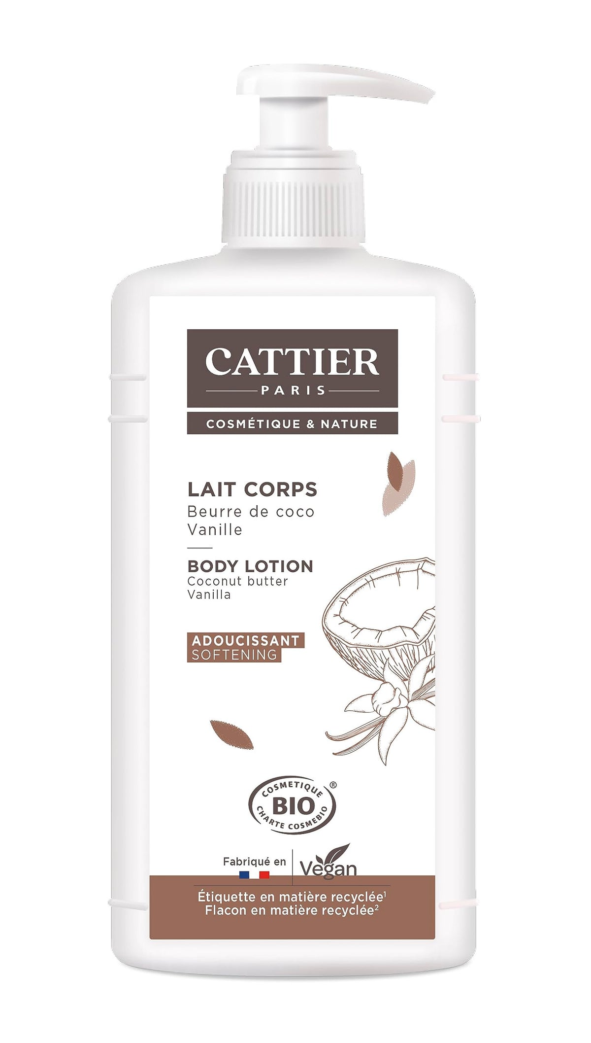 Cattier Softening Body Milk 500ml