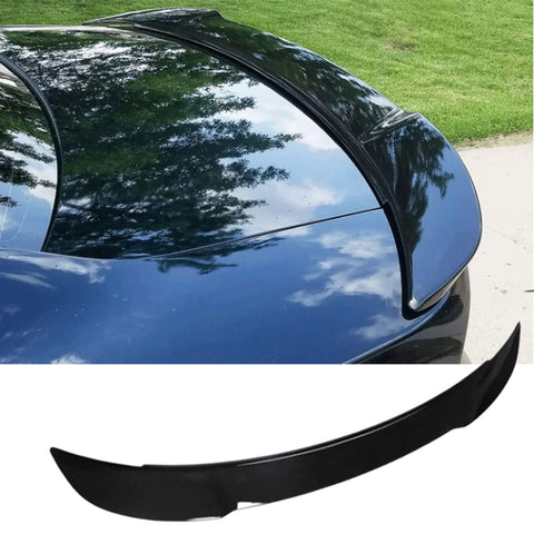 JCING Car Rear Spoilers for Dodge Charger 2011-2021 Rear Car Rear Trunk Spoiler Crash protection Wing Lip Auto Styling Accessories (Gloss Black)