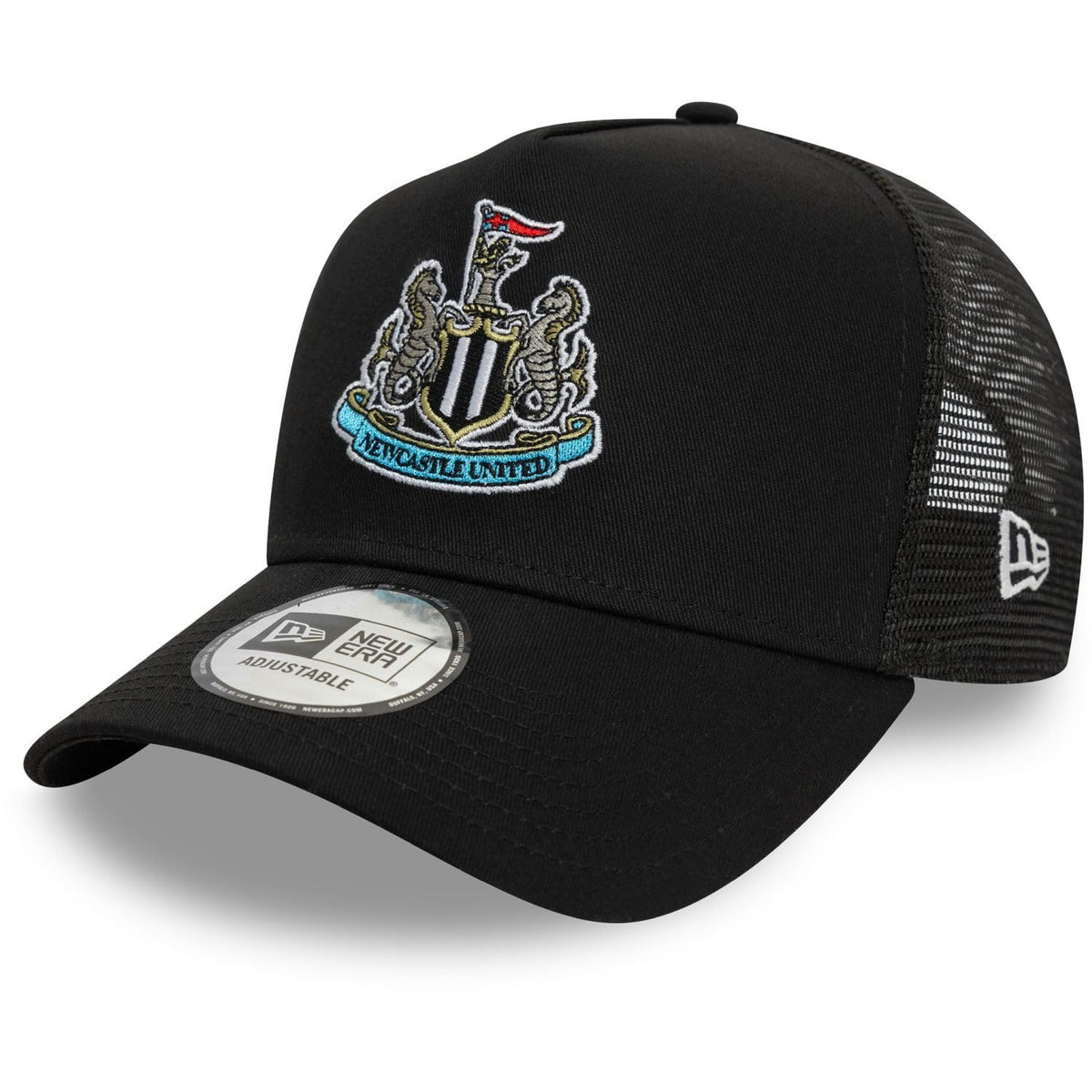 New Era Mesh Trucker Snapback Cap - Newcastle United black, Black, One Size