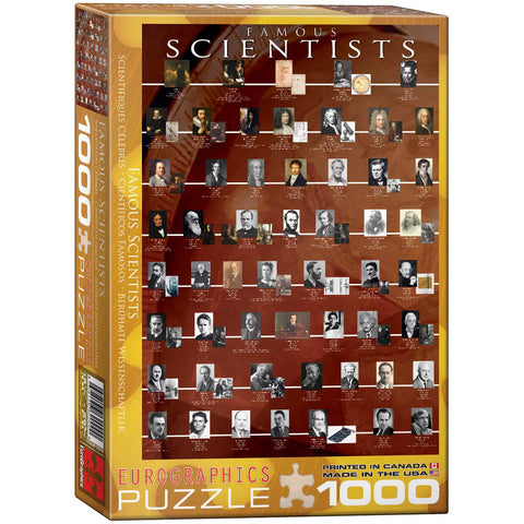 EuroGraphics Famous Scientists 1000 Piece Puzzle